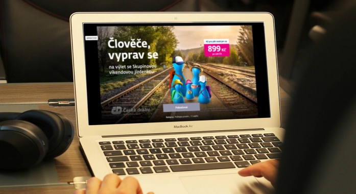 Palubní portál ČD Fullscreen banner